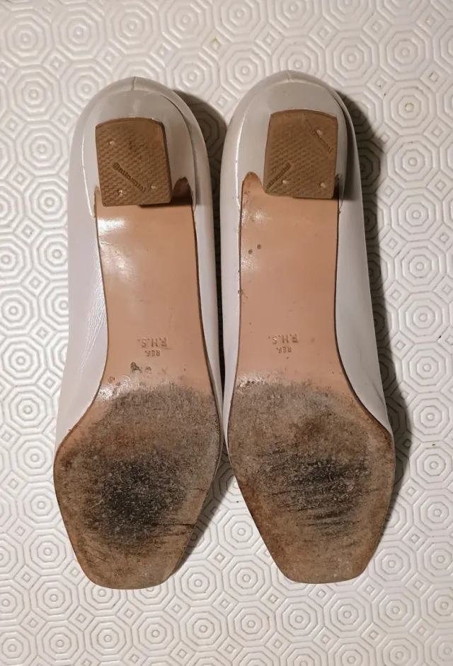 Zapatos Paco Herrero Beige/Oro Talla 38