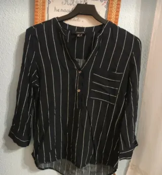 Camisa de rayas manga larga