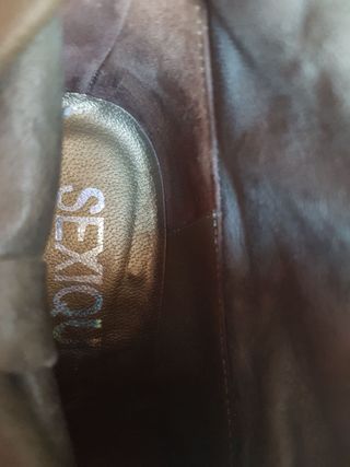 Botín piel auténtica tacón