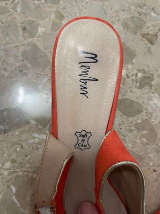 Zapatos destalonado coral