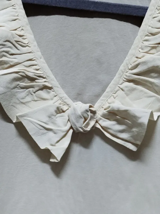 Camicia Seta Vintage Beige Tg Unica