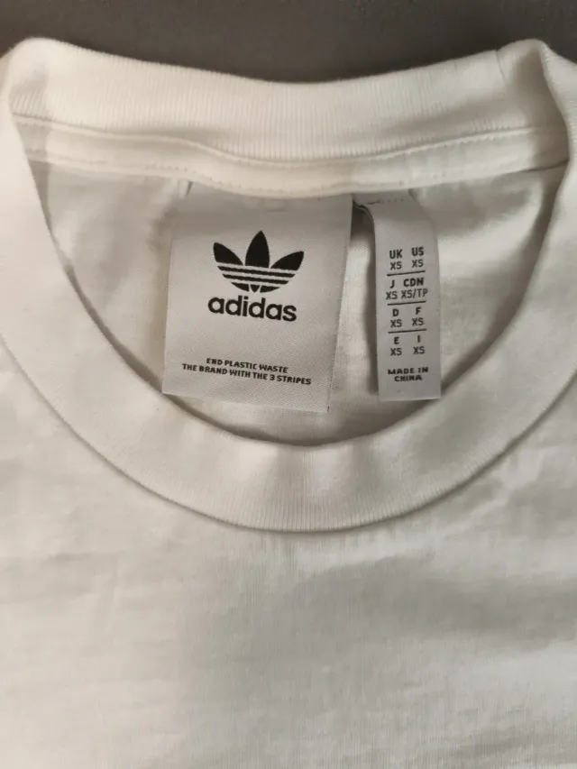 Camiseta Adidas Blanca Logo Trefoil