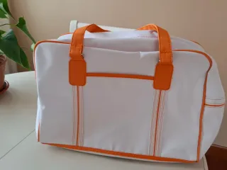 Bolsa Multiusos Blanca y Naranja
