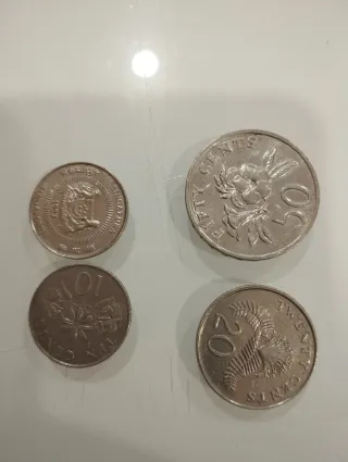 Lotto di 3 monete: Aruba, Canada, 10 centesimi