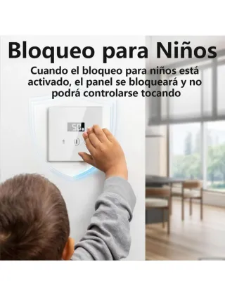 Interruptor Persiana Wifi Pantalla Táctil