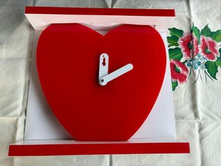 Orologio linea “Cuore” Bialetti  Rosso e Bianco