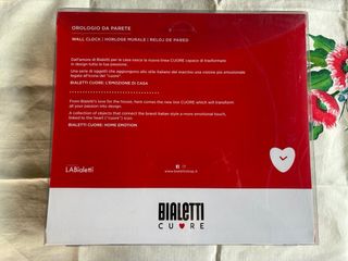 Orologio linea “Cuore” Bialetti  Rosso e Bianco