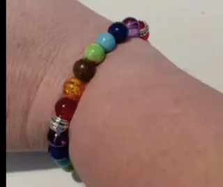 Pulsera Chakras Multicolor Piedras Naturales