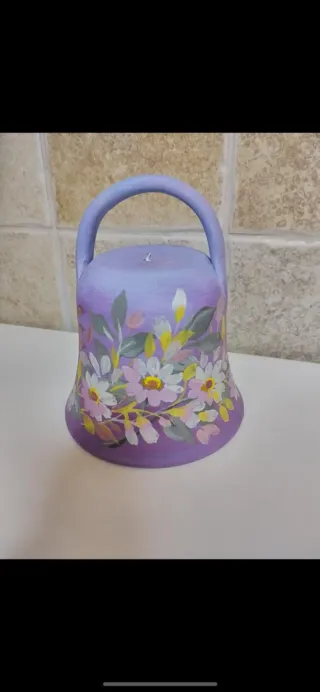 Campana decorativa dipinta a mano