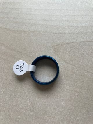Anillo azul talla 10
