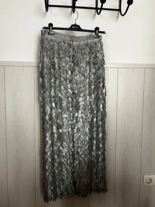 Falda Lola Martin gris larga