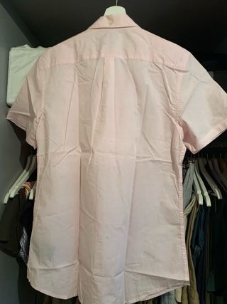 Camisa Barbour Rosa Manga Corta nueva original