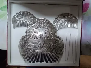 Peinetas Fallera Plata Jose Roses