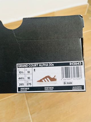 Zapatillas Adidas Court Marrones Talla 44.5