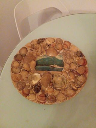 Piatto Decorativo Vintage Conchiglie