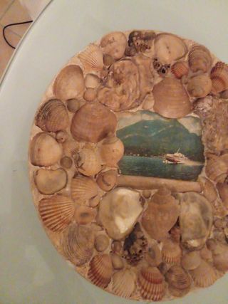 Piatto Decorativo Vintage Conchiglie