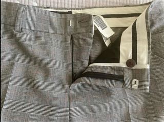 Pantalón lana pata de gallo