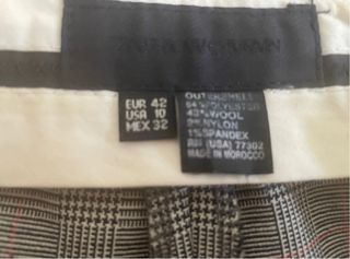 Pantalón lana pata de gallo