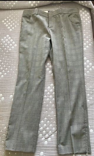 Pantalón lana pata de gallo