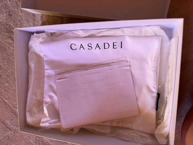 Botines Casadei charol negro y plata