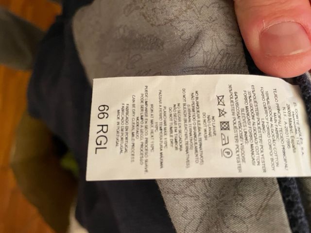 Americana azul oscuro