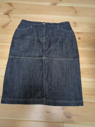 Falda vaquera Hoss Intropia azul