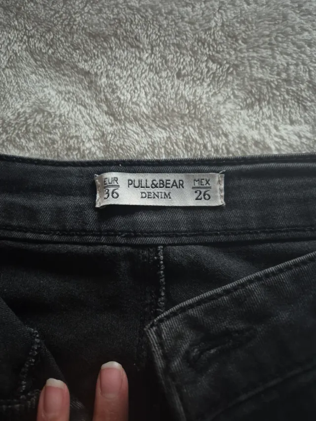 Pantalones cortos negros de talle alto