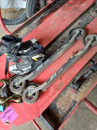 Ski de fondo y botas Salomon