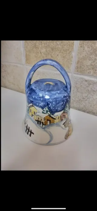 Campana decorativa dipinta a mano