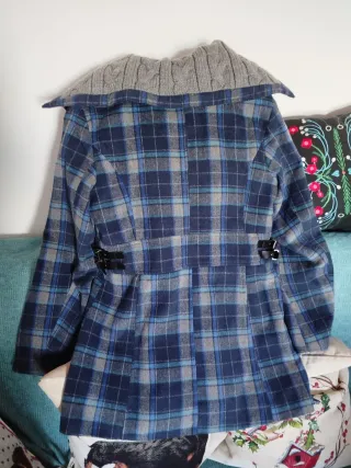 Cappotto donna Smash blu e grigio