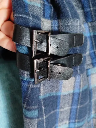 Cappotto donna Smash blu e grigio