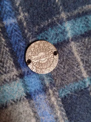 Cappotto donna Smash blu e grigio