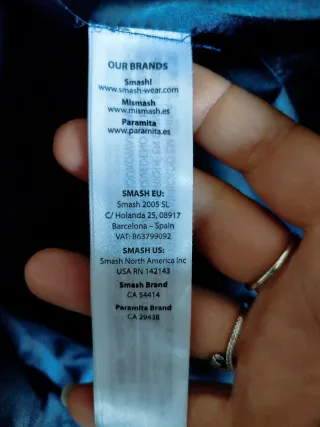 Cappotto donna Smash blu e grigio