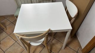 Mesa Comedor Extensible Blanca
