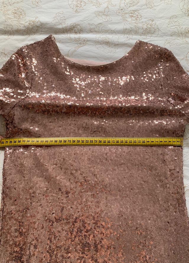 Vestido fiesta lentejuelas KIABI Talla S