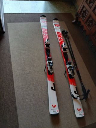 Esquís Rossignol Hero 150 + bastones