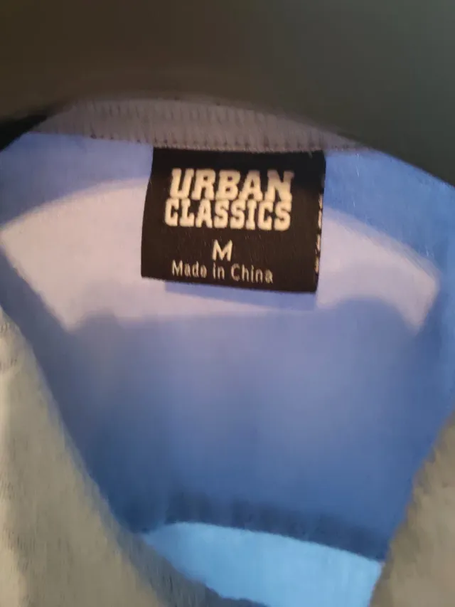 Camisa URBAN CLASSICS azul talla M