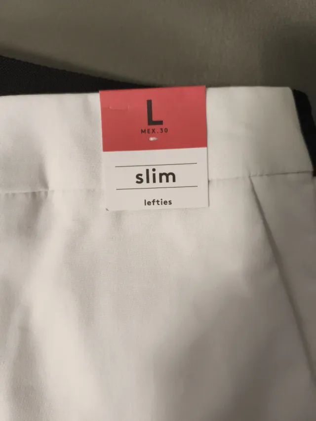 Pantalón vestir blanco Talla L