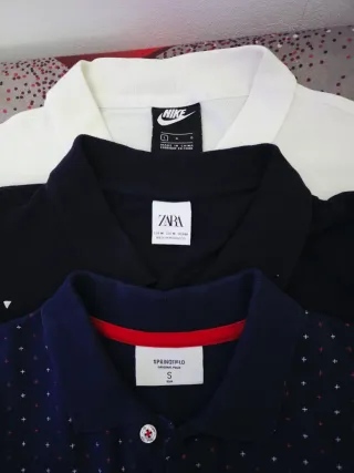 Camisas NiKe L , Zara M , SPRINGFIELD S ....