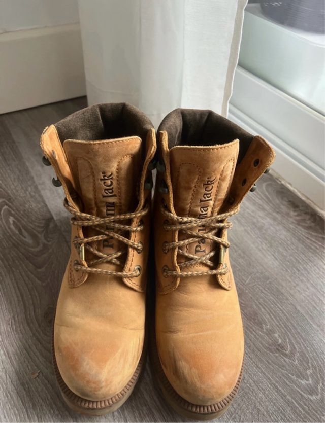 Botas Panama Jack Beige Marrón Talla 37