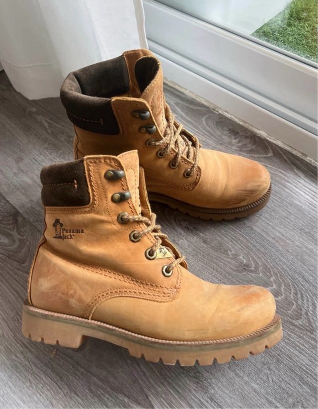 Botas Panama Jack Beige Marrón Talla 37