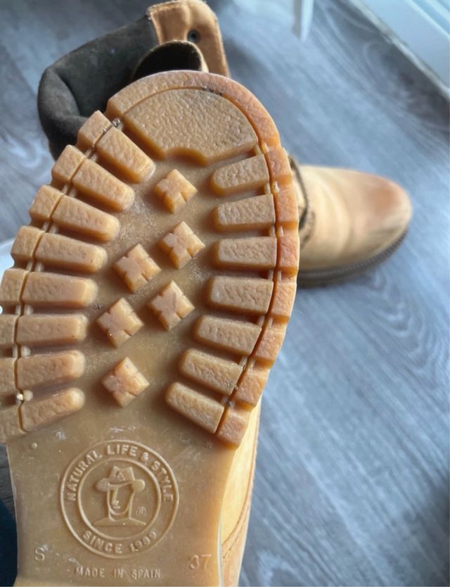 Botas Panama Jack Beige Marrón Talla 37