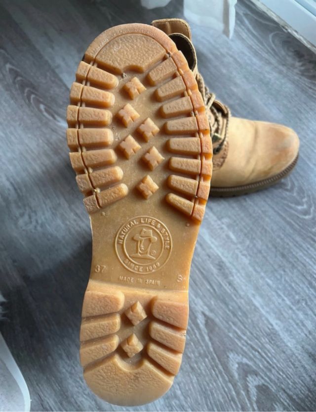 Botas Panama Jack Beige Marrón Talla 37