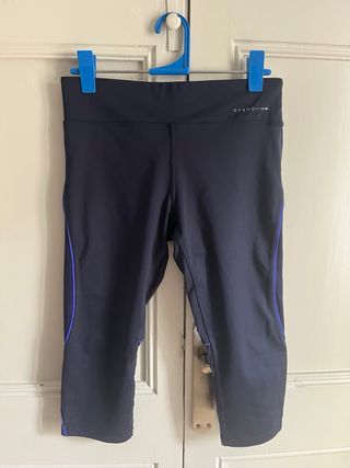 Mallas por la rodilla azul marino Oysho