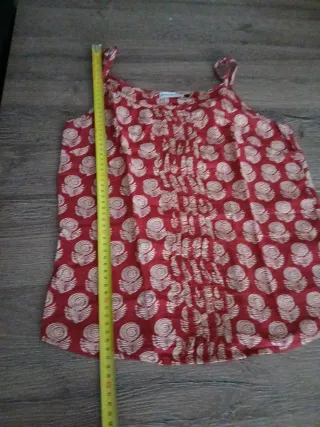 Conjunto verano blusa y pantalón estampado