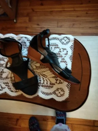 Sandalias negras talla 38
