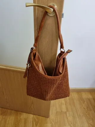 2 Carteras Mujer Negro y Marrón