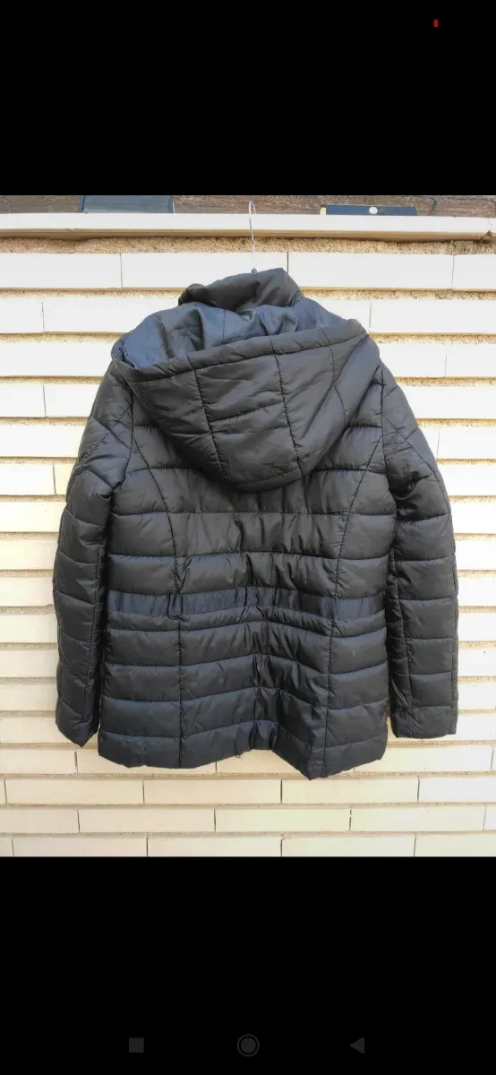 Chaqueta Cortefiel acolchada negra Talla S