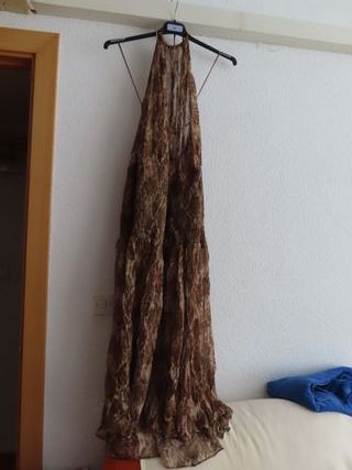 nuevo con etiqueta ZARA vestido gasa animal print