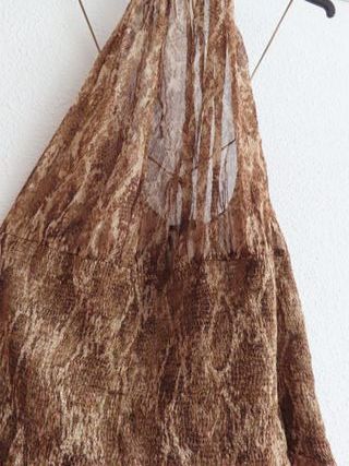 nuevo con etiqueta ZARA vestido gasa animal print